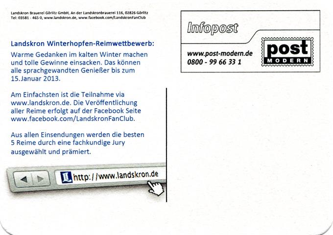 grlitz gr-sn landskron recht 1b (210-infopost-schwarzblau)
